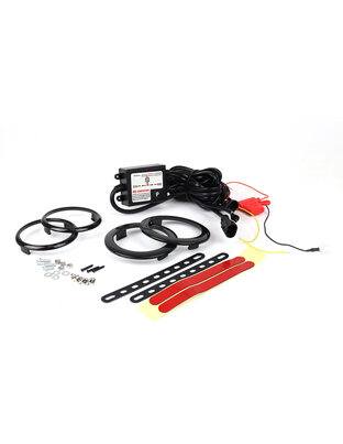 Amio – Στρογγυλά Φώτα Ημέρας DRL LED 12V 800Lm για Αυξημένη Ορατότητα & Ασφάλεια σε Αυτοκίνητο – Σετ 2 Τεμ. (01525/AM)