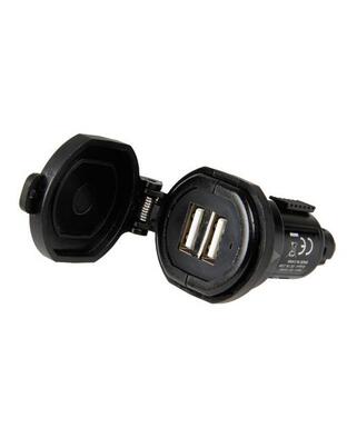 ΦΟΡΤΙΣΤΗΣ ΑΝΤΑΠΤΟΡΑΣ ΑΝΑΠΤΗΡΑ UNI-TECH 12/32V ΑΠΟ DIN ΣΕ 2 USB 2700mA FAST CHARGER ΑΔΙΑΒΡΟΧΟΣ