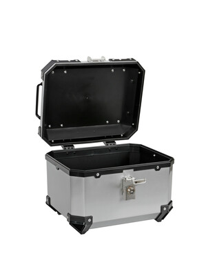 Lampa – Βαλιτσάκι Μοτοσυκλέτας T-Box 35L Ασημί για Ασφαλή Μεταφορά Εξοπλισμού με Σύστημα Γρήγορης Απελευθέρωσης – 1 Τεμ. (9166.6-LM)