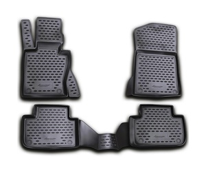 ΠΑΤΑΚΙΑ ΣΕ ΣΚΑΦΗ TPE ΛΑΣΤΙΧΟ ΓΙΑ ΓΙΑ BMW X3 E83 2004-2010 ΣΕ ΜΑΥΡΟ ΧΡΩΜΑ NOVLINE - 4 ΤΕΜ