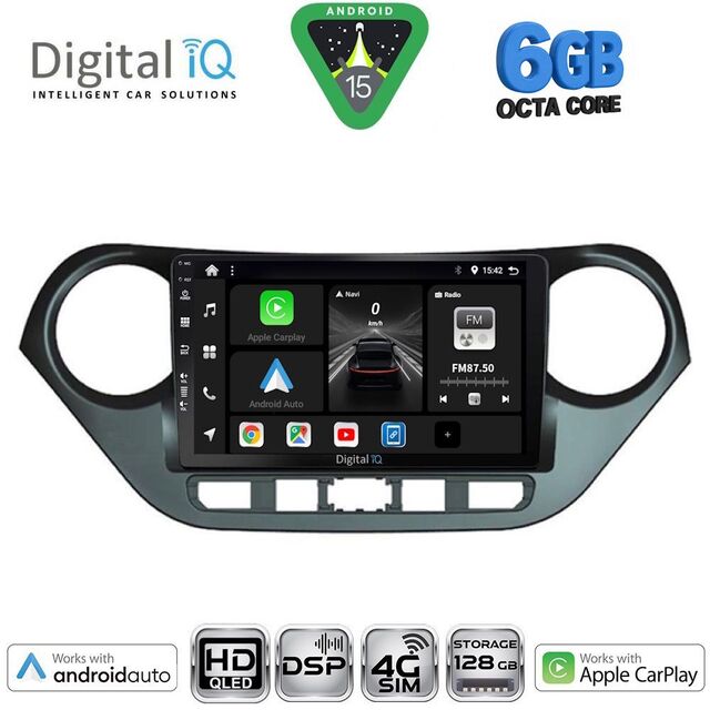 DIGITAL IQ BXF 17224_CPAA (9inc) MULTIMEDIA TABLET for HYUNDAI i10 mod. 2014-2020