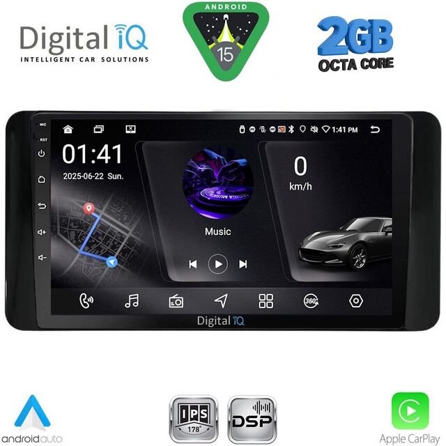 DIGITAL IQ RSF 4778_CPA (10inc) MULTIMEDIA TABLET for TOYOTA LAND CRUISER LC300 2023-2026