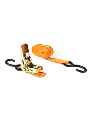 Amio - ΙΜΑΝΤΕΣ ΜΕ ΚΑΣΤΑΝΙΕΣ ΣΕΤ 4ΤΕΜ 25mm 4,5m ΓΙΑ 700KG BELT-03 (02496/AM)
