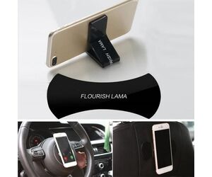 Εύκαμπτη Αντιολισθητική Βάση Sticky Pad Holder για Κινητό κ.α - Flourish Lama Σετ 2 τμχ.