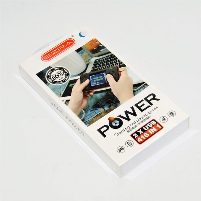 POWER BANK 8000Mah ΚΑΙ ΚΟΝΣΟΛΑ ΜΕ 416 ΠΑΙΧΝΙΔΙΑ EZRA PH-AC-4151