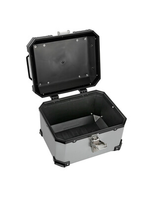 Lampa – Βαλιτσάκι Μοτοσυκλέτας T-Box 35L Ασημί για Ασφαλή Μεταφορά Εξοπλισμού με Σύστημα Γρήγορης Απελευθέρωσης – 1 Τεμ. (9166.6-LM)
