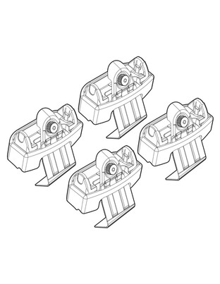 ΑΚΡΑ ΓΙΑ ΜΠΑΡΕΣ NORDRIVE ΓΙΑ SEAT IBIZA 5D 06/08+ KIT