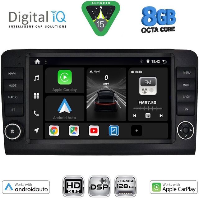 DIGITAL IQ BXF 7416_CPAA (9inc) MULTIMEDIA TABLET for MERCEDES ML (W164) – GL (X164) mod. 2005-2011