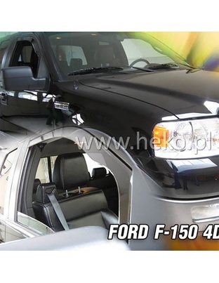 ΑΝΕΜΟΘΡΑΥΣΤΕΣ ΓΙΑ FORD F150 2D 2004-2008 ΖΕΥΓΑΡΙ ΑΠΟ ΕΥΚΑΜΠΤΟ ΦΙΜΕ ΠΛΑΣΤΙΚΟ HEKO - 2 ΤΕΜ.