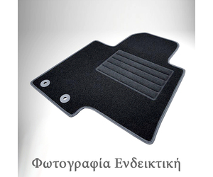 Cik -  ΠΑΤΑΚΙΑ ΜΟΚΕΤΑ ΓΙΑ MAZDA 3 2013-2019 ΣΕ ΜΑΥΡΟ ΧΡΩΜΑ ΜΕ ΚΟΥΜΠΩΜΑΤΑ - 4 ΤΕΜ. (VM.MA.840378/CK)