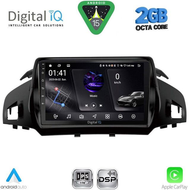 DIGITAL IQ RSF 4160_CPA (9inc) MULTIMEDIA TABLET for FORD KUGA mod. 2013-2019 – CMAX mod. 2011-2020