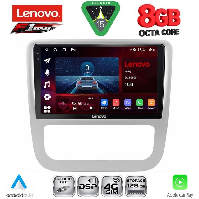 LENOVO SSR 10751_CPA CLIMA (9inc) MULTIMEDIA TABLET for VW EOS mod. 2006> - SCIROCCO mod. 2011-2014