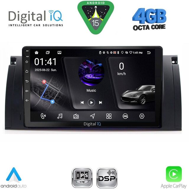 DIGITAL IQ RSG 6045_CPA (9inc) MULTIMEDIA TABLET for BMW Series 5 (E39) mod. 1997-2005 | X5 (E53) mod. 1999-2006