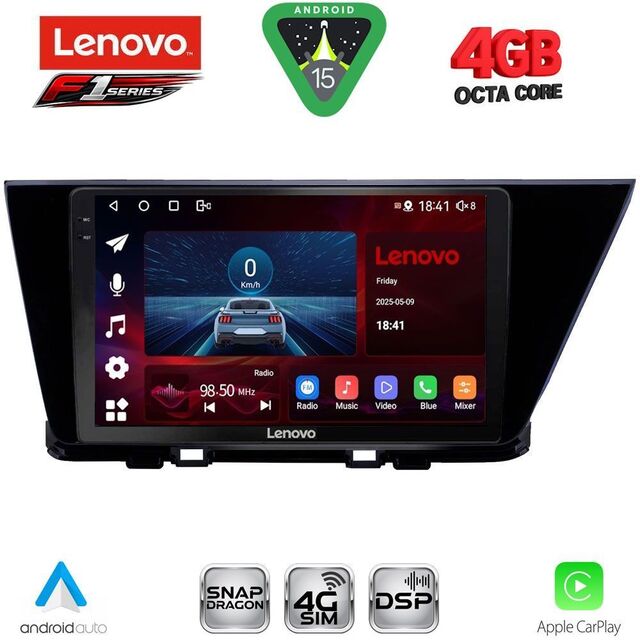 LENOVO SSQ 9305_CPA (9inc) MULTIMEDIA TABLET for KIA NIRO mod. 2017-2021