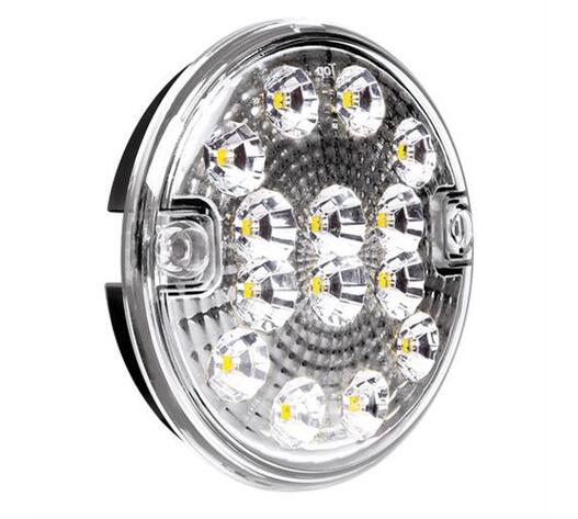 ΦΩΣ ΦΟΡΤΗΓΟΥ ΠΙΣΩ 12/24V 14LED ΔΙΑΦΑΝΟ ΣΤΡΟΓΓΥΛΟ 140mm 1ΤΕΜ.