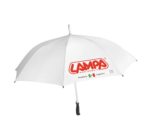 ΟΜΠΡΕΛΑ ΛΕΥΚΗ ΜΕ LOGO LAMPA