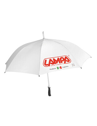 ΟΜΠΡΕΛΑ ΛΕΥΚΗ ΜΕ LOGO LAMPA