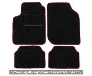 TYPE-C UNIVERSAL ΠΑΤΑΚΙΑ ΜΟΚΕΤΑ (ΜΑΥΡΟ ΜΕ ΚΟΚΚΙΝΟ ΡΕΛΙ) - 4 ΤΕΜ.