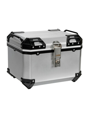 Lampa – Βαλιτσάκι Μοτοσυκλέτας T-Box 45L Ασημί για Άνετη Μεταφορά Εξοπλισμού με Σύστημα Γρήγορης Απελευθέρωσης – 1 Τεμ. (9166.8-LM)