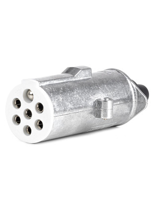 Amio – Πρίζα Κοτσαδόρου 24V 7PIN Type S Αλουμινίου Heavy Duty για Ασφαλή Σύνδεση & Καθημερινή Χρήση – 1 Τεμ. (04791/AM)