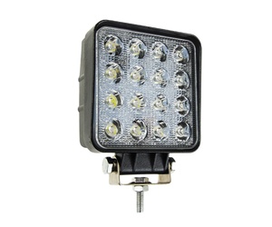Amio - Προβολέας Εργασίας LED AWL05 FLAT 4000lm 48W 9-60V 16LED - Ισχυρός Φωτισμός & Απόδοση σε Δύσκολες Συνθήκες - 108x108x57mm - 1 Τεμ. (01700/AM)