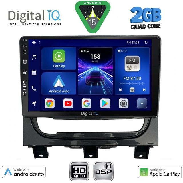 DIGITAL IQ BXC 3146_CPAA (9inc) MULTIMEDIA TABLET for FIAT STRADA mod. 2012-2020