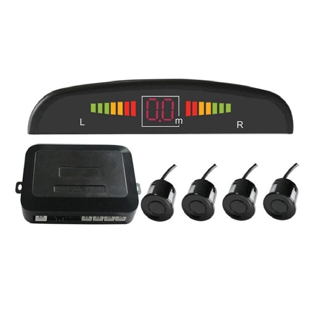 ΣΥΣΤΗΜΑ PARKTRONIC ΜΑΥΡΟ ΜΕ 4 ΑΙΣΘΗΤΗΡΕΣ ΚΑΙ ΟΘΟΝΗ QW1356