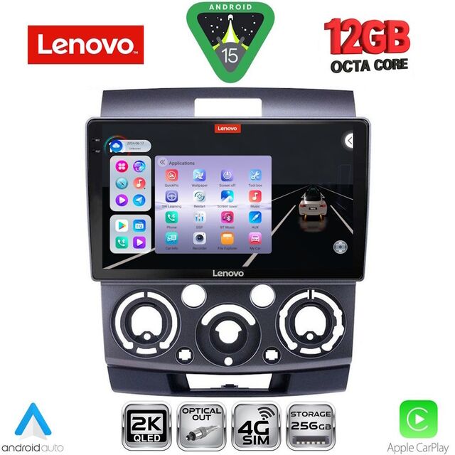 LENOVO SSZ 12170_CPA (9inc) MULTIMEDIA TABLET for FORD RANGER | MAZDA BT50 mod. 2006-2011