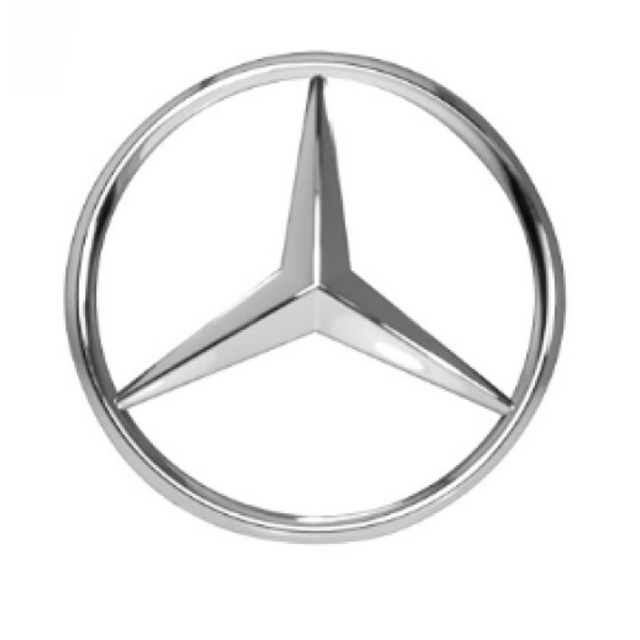 Σήμα μεταλλικό πόρτ μπαγκάζ 7cm - Μercedes-Benz