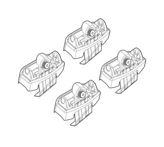 ΑΚΡΑ ΓΙΑ ΜΠΑΡΕΣ NORDRIVE ΓΙΑ MAZDA 2 5D 03/15+ KIT