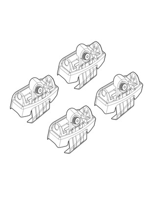 ΑΚΡΑ ΓΙΑ ΜΠΑΡΕΣ NORDRIVE ΓΙΑ MAZDA 2 5D 03/15+ KIT
