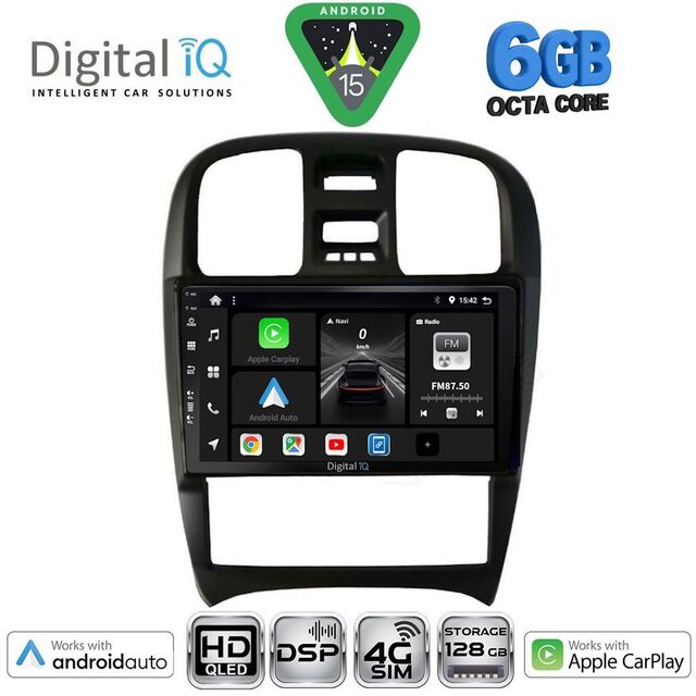 DIGITAL IQ BXF 17247_CPAA (9inc) MULTIMEDIA TABLET for HYUNDAI SONATA mod. 2000-2006