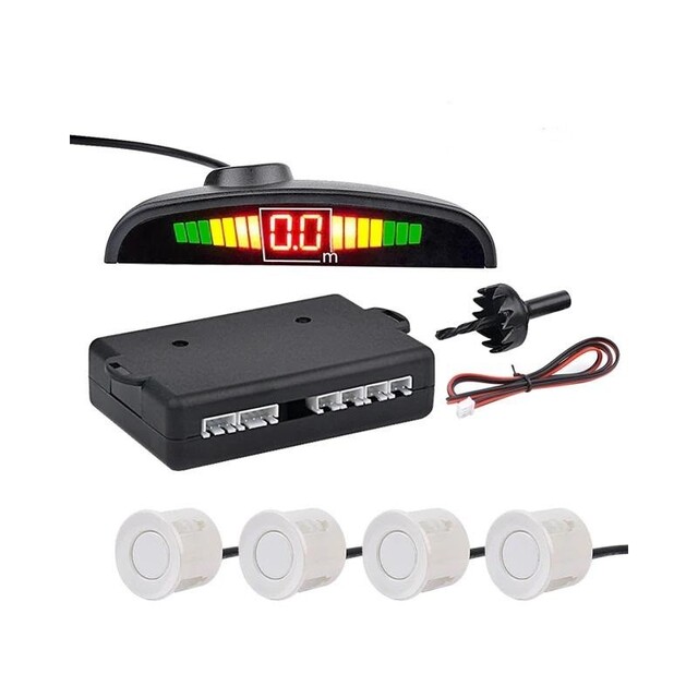 ΣΥΣΤΗΜΑ PARKTRONIC ΛΕΥΚΟ ΜΕ 4 ΑΙΣΘΗΤΗΡΕΣ ΚΑΙ ΟΘΟΝΗ QW1357