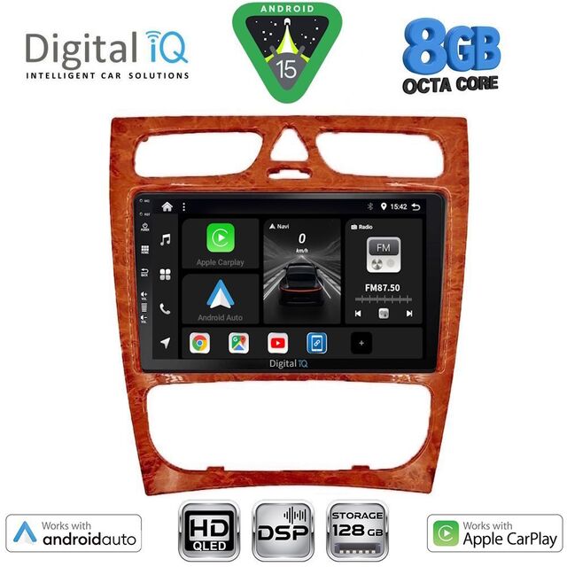 DIGITAL IQ BXF 7402CH_CPAA (9inc) MULTIMEDIA TABLET for MERCEDES C (W203) mod. 1999-2004
