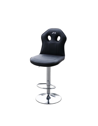 ΚΑΡΕΚΛΑ ΠΑΓΚΟΥ BLACK OFFICE STOOL ΜΑΥΡΗ ΟΙΚΟΛΟΓΙΚΟ ΔΕΡΜΑ 360ΜΟΙΡΩΝ & ΡΥΘΜΙΖΟΜΕΝΟ ΥΨΟΣ 98-118cm SIMONI RACING - 1 TEM.