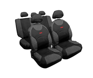 Lampa - ΚΑΛΥΜΜΑΤΑ ΚΑΘΙΣΜΑΤΩΝ "DRIVE-JEANS" ΣΕΤ - ΓΚΡΙ - 9 τεμ. (L5480.7)