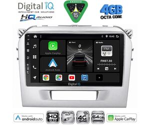 DIGITAL IQ BXK 19697SL_CPAA (9inc) MULTIMEDIA TABLET for SUZUKI VITARA mod. 2016-2025 (SILVER)
