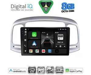 DIGITAL IQ BXK 20249SL_CPAA (9inc) MULTIMEDIA TABLET for HYUNDAI ACCENT mod. 2005-2012 (SILVER)