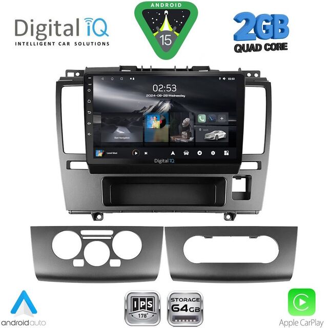 DIGITAL IQ RSD 1465A_CPA (9inc) MULTIMEDIA TABLET for NISSAN TIDA mod. 2004-2013