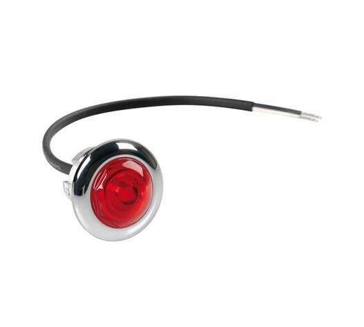 ΦΩΣ ΟΓΚΟΥ 12/24V LED ΚΟΚΚΙΝΟ ΣΤΡΟΓΓΥΛΟ 19,5mm 1ΤΕΜ.