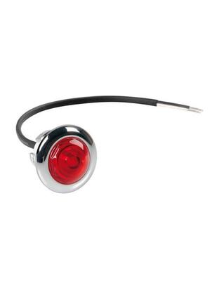 ΦΩΣ ΟΓΚΟΥ 12/24V LED ΚΟΚΚΙΝΟ ΣΤΡΟΓΓΥΛΟ 19,5mm 1ΤΕΜ.