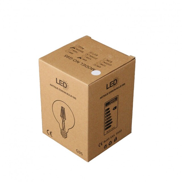 ΛΑΜΠΑ LED G95 6W 2700K E27 LI-LA-1379