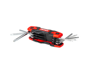 Amio – Πτυσσόμενα Κλειδιά TORX CR-V T9-T40 Πολυεργαλείο Heavy Duty για Σταθερή Εφαρμογή στη Βίδα & Καθημερινή Χρήση – 1 Τεμ. (04789/AM)