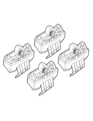 ΑΚΡΑ ΓΙΑ ΜΠΑΡΕΣ NORDRIVE ΓΙΑ TOYOTA RAV4 03/13+ KIT