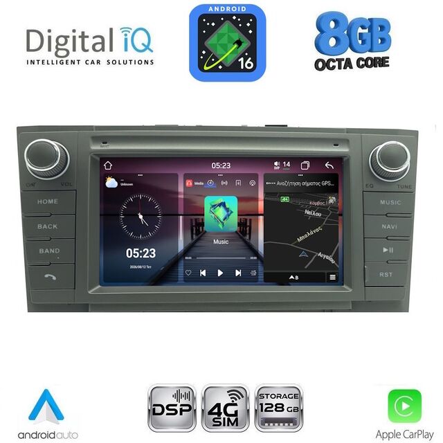 DIGITAL IQ BLM 509GR_CPA (7" DECK) MULTIMEDIA OEM for TOYOTA AVENSIS (T27) mod. 2009-2016 (GRAY)