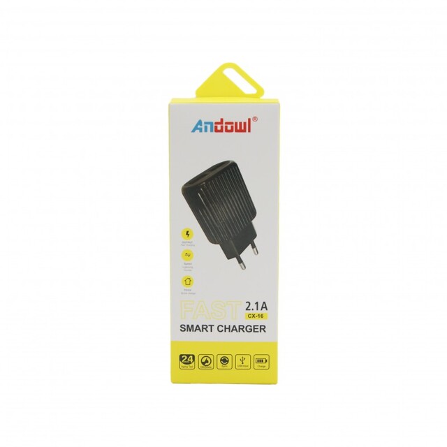 ΓΡΗΓΟΡΟΣ ΦΟΡΤΙΣΤΗΣ FAST SMART CHARGER 2.1A ANDOWL CX-16