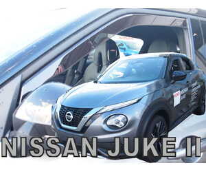 ΑΝΕΜΟΘΡΑΥΣΤΕΣ ΓΙΑ NISSAN JUKE 5D 2019+ ΖΕΥΓΑΡΙ ΑΠΟ ΕΥΚΑΜΠΤΟ ΦΙΜΕ ΠΛΑΣΤΙΚΟ HEKO - 2 ΤΕΜ.