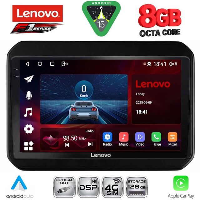 LENOVO SSR 10676_CPA (9inc) MULTIMEDIA TABLET for SUZUKI IGNIS mod. 2016-2026