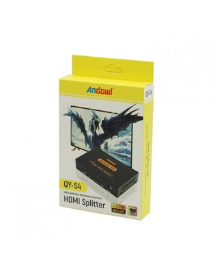 HDMI SPLITTER 1X4 ANDOWL QY-S4