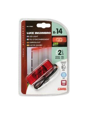 Φώτα Θέσης 2 Led 24V Κόκκινα